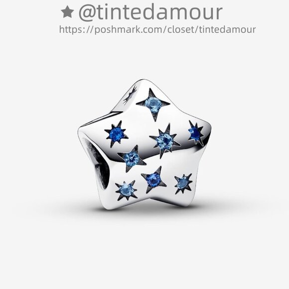 Pandora Bold Sparkling Star Charm|Pendant - Picture 1 of 2